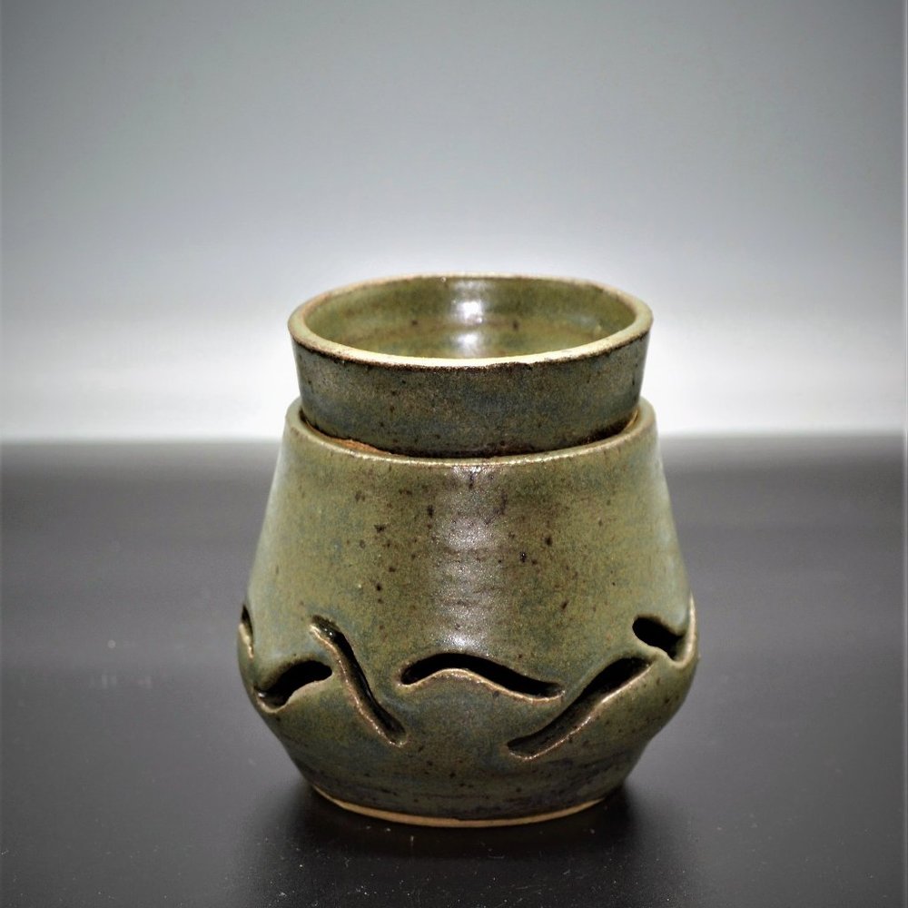 Stoneware Pottery Wax Melter Warmer
